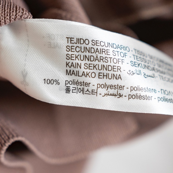 Zara Sheer Chiffon Tulle Mesh Ruffle Mock Collar Long Sleeve Sweater Blouse S - Picture 3 of 4